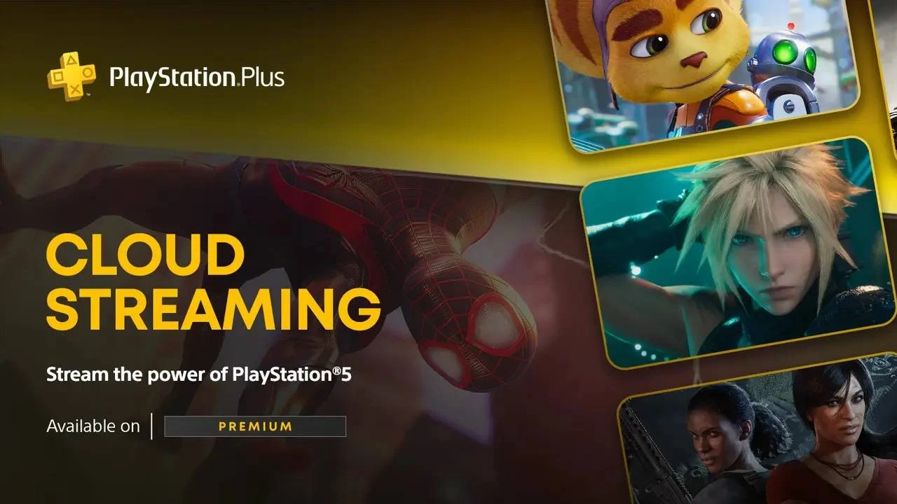 The PS5 home screen is receiving a cloud streaming update