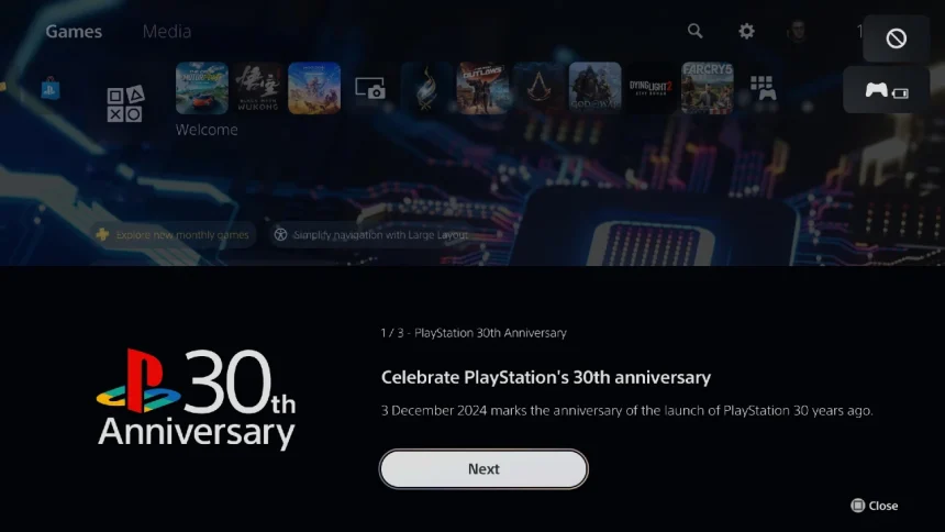 Playstation 30th Anniversary Ps5